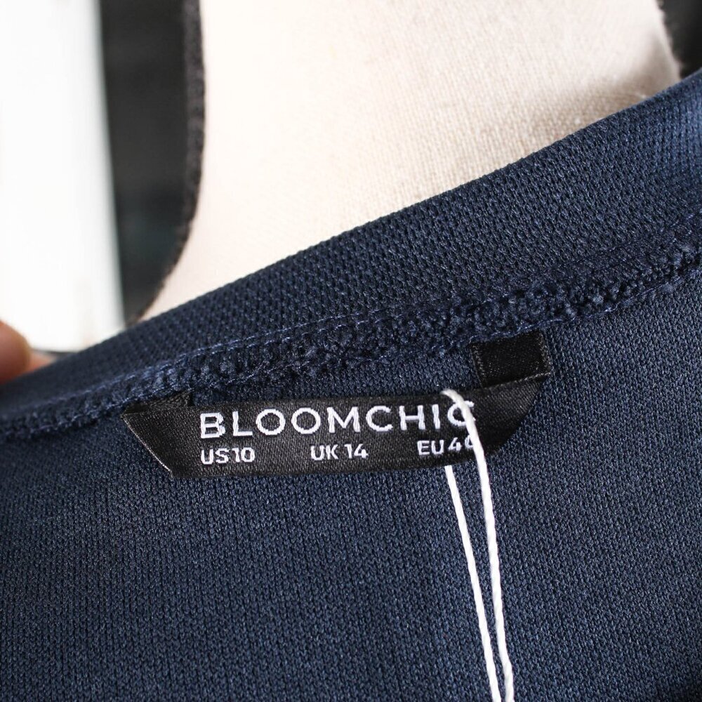 Bloomchic Striped Patchwork Round Neck Light Swea… - image 5